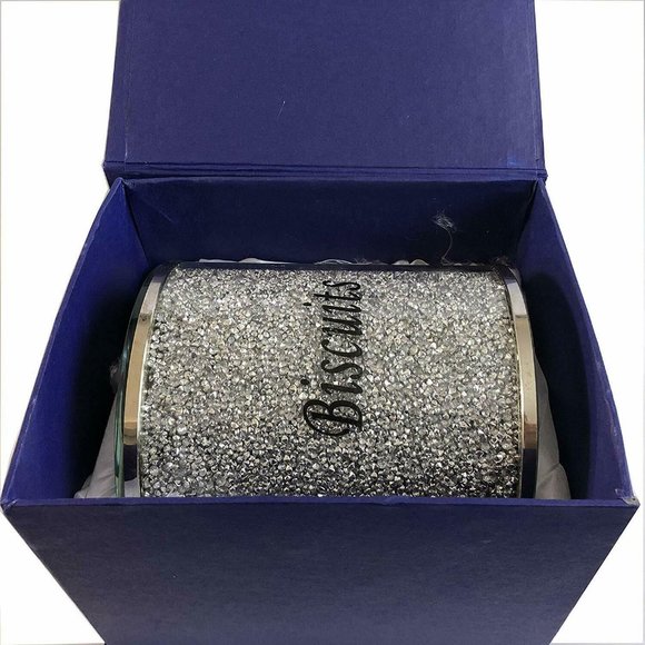 Crushed Diamond Biscuit Storage Jar - Picture 5 of 5